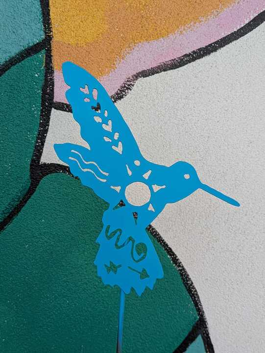 Humming Bird Garden Pole