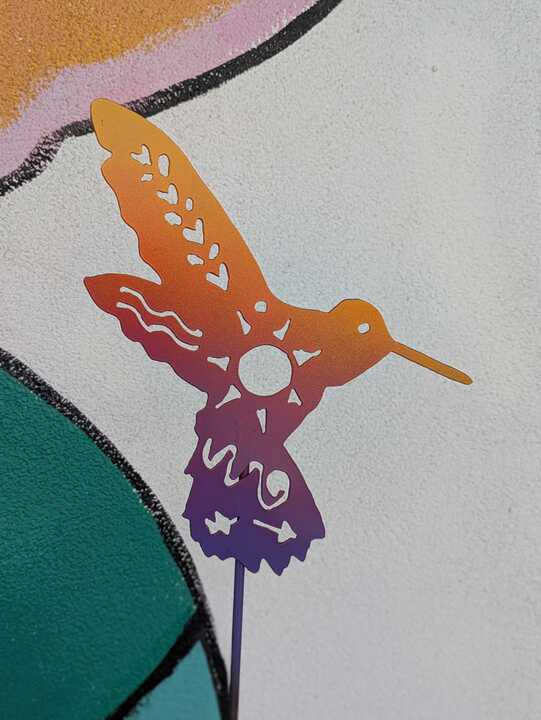 Humming Bird Garden Pole