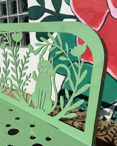 Floral Cat Bench