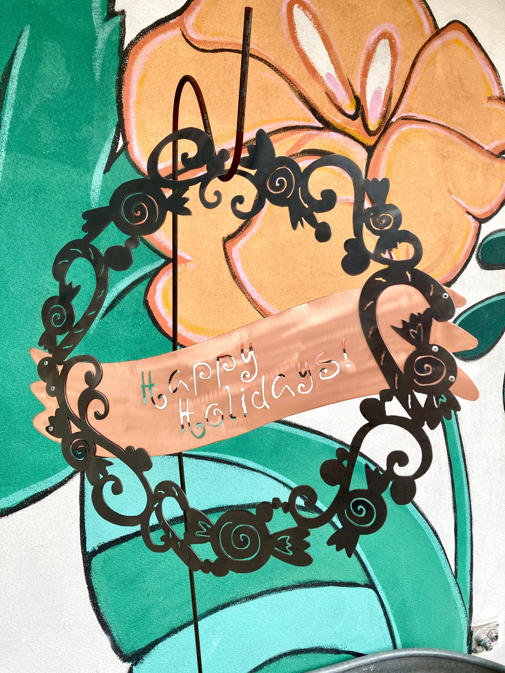 Peppermint Swirl Wreath