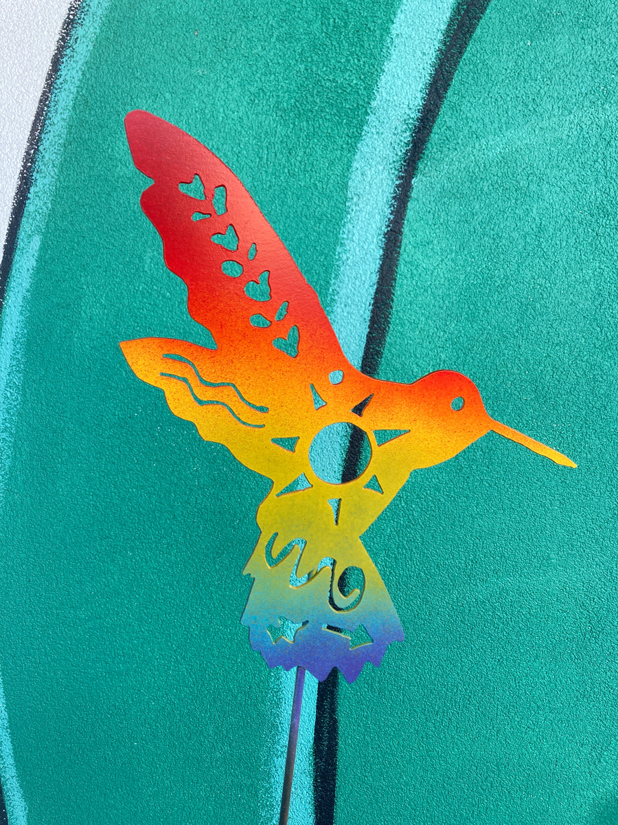 Humming Bird Garden Pole
