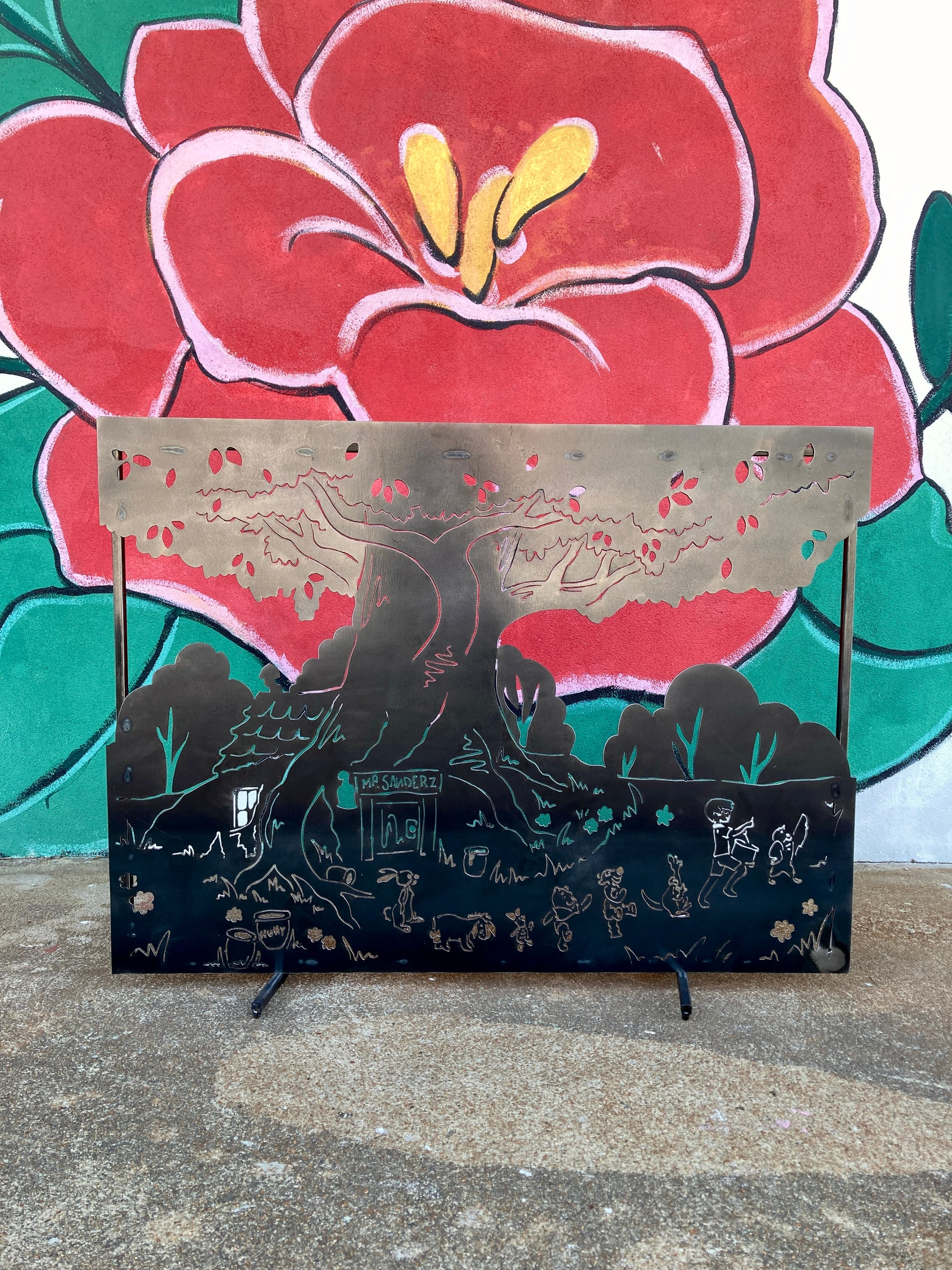 Pooh's House Fireplace Screen