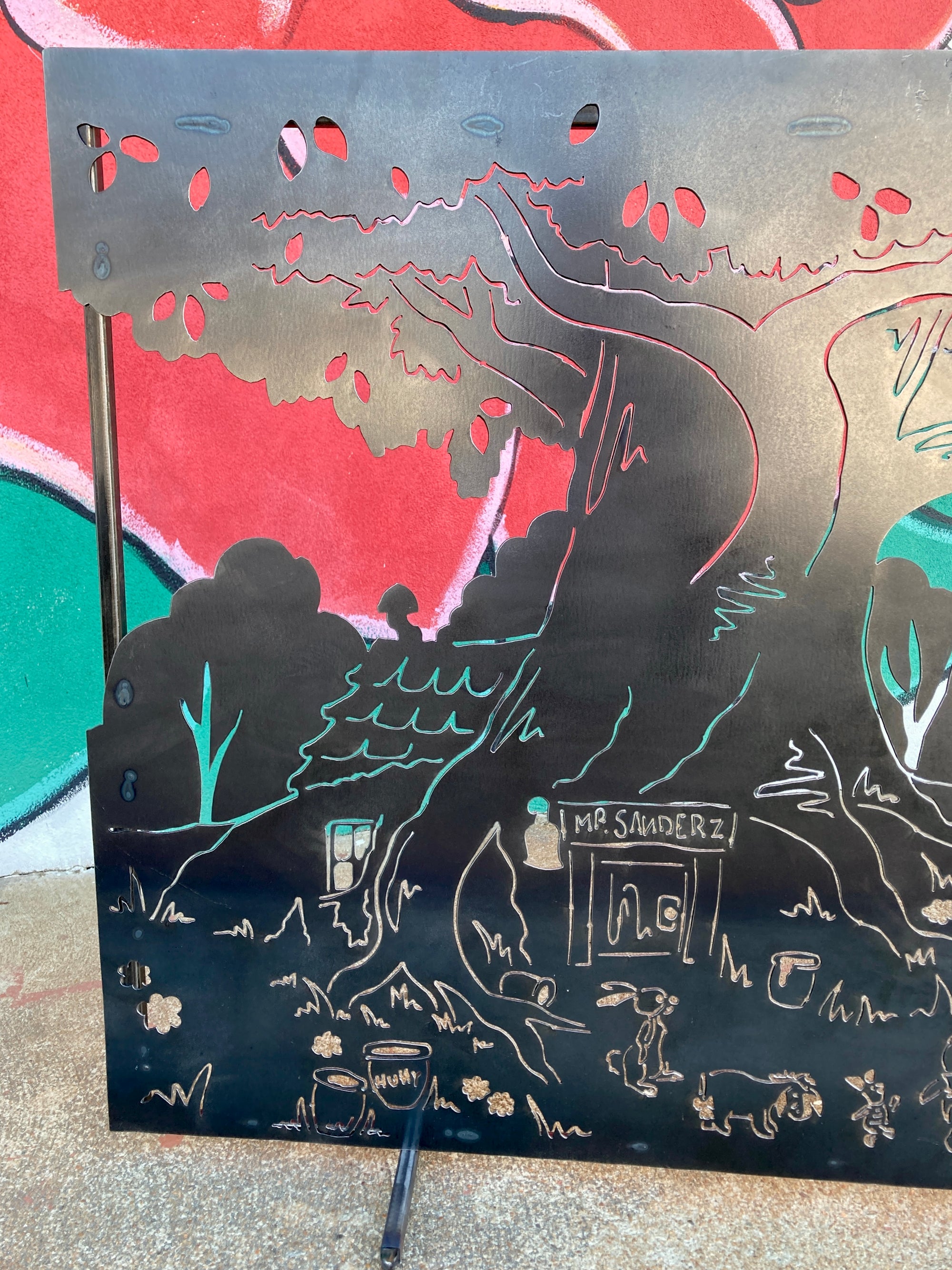 Pooh's House Fireplace Screen