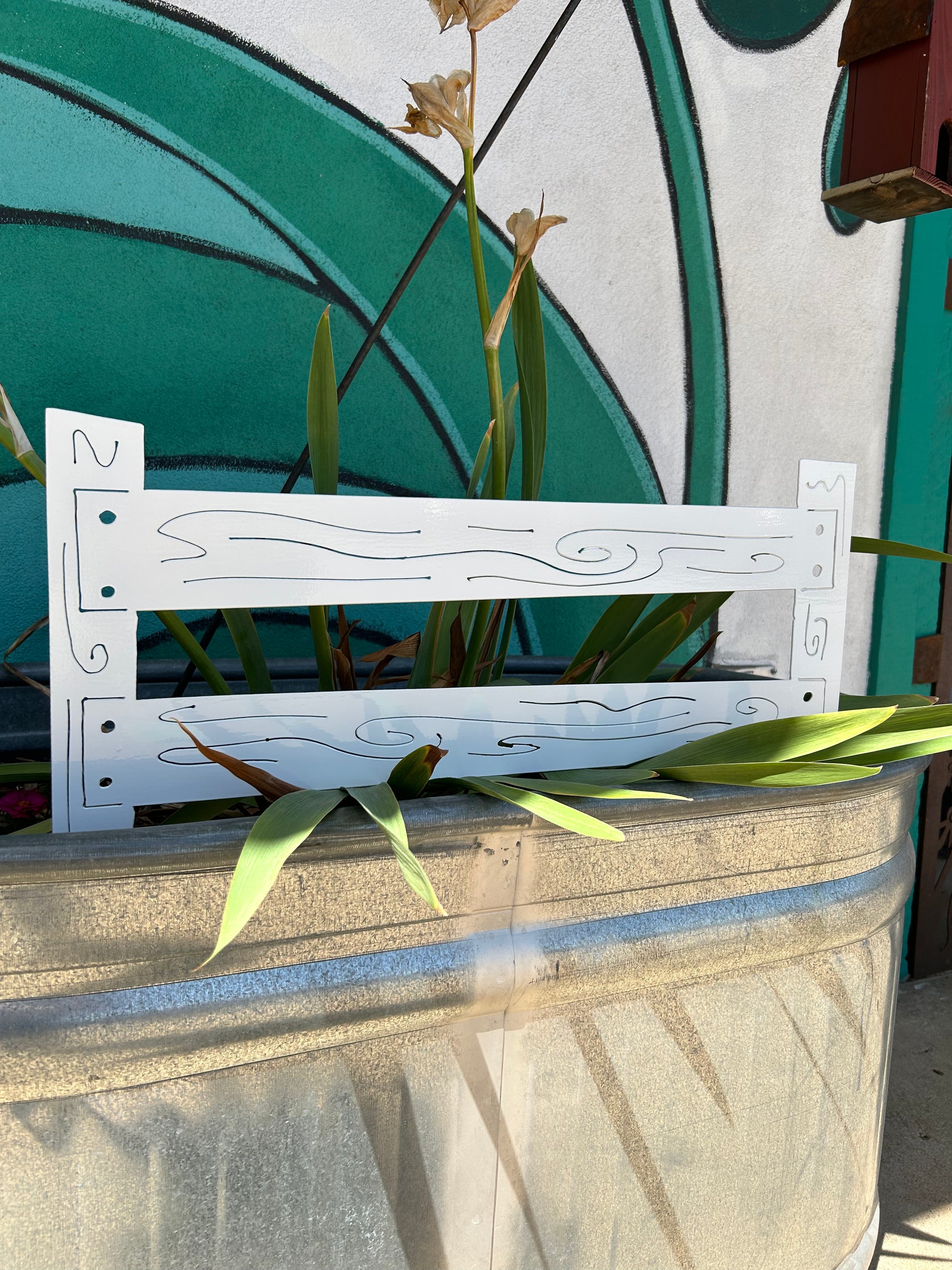 Rustic Fence Garden Bed Liner