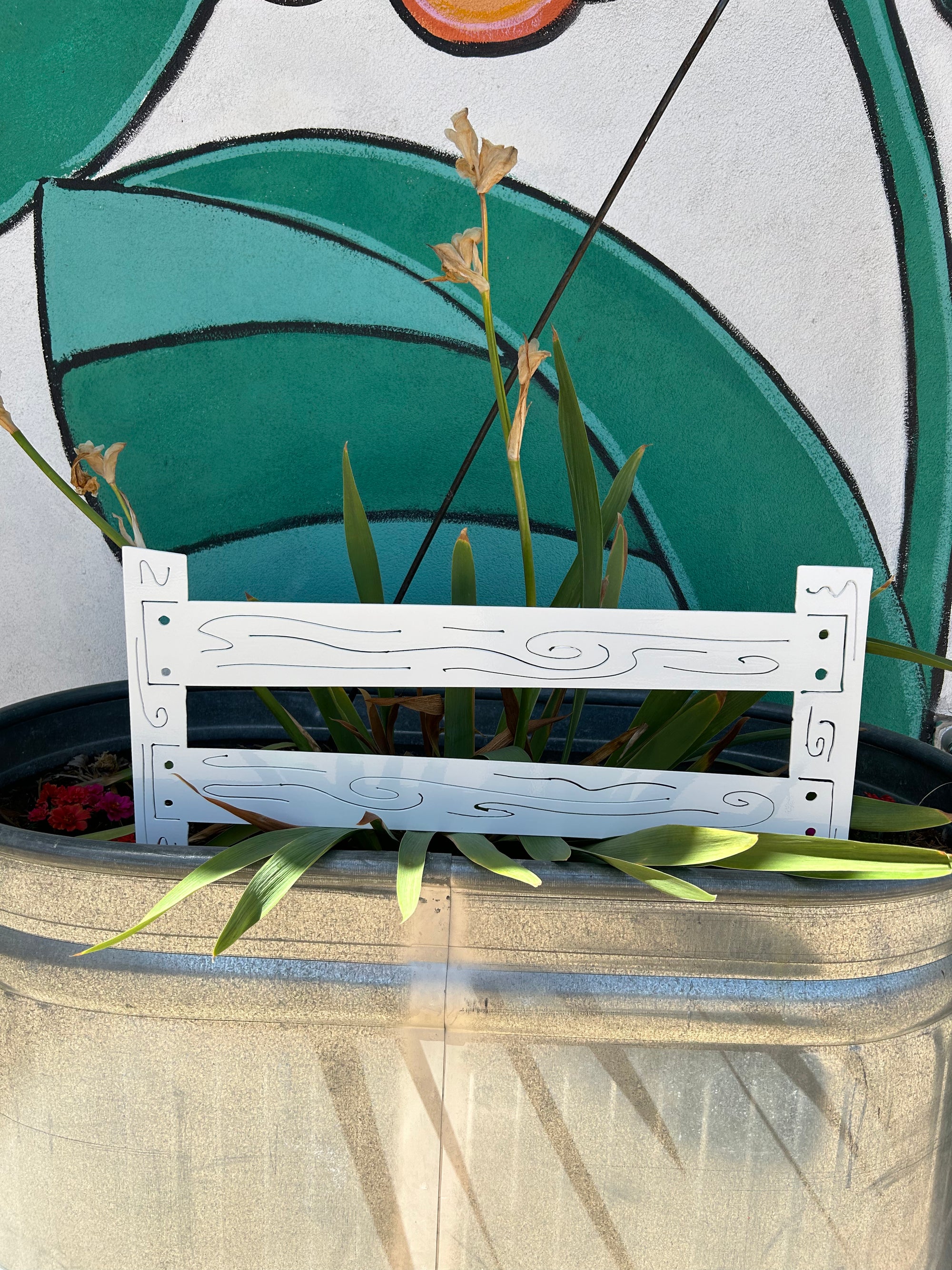 Rustic Fence Garden Bed Liner