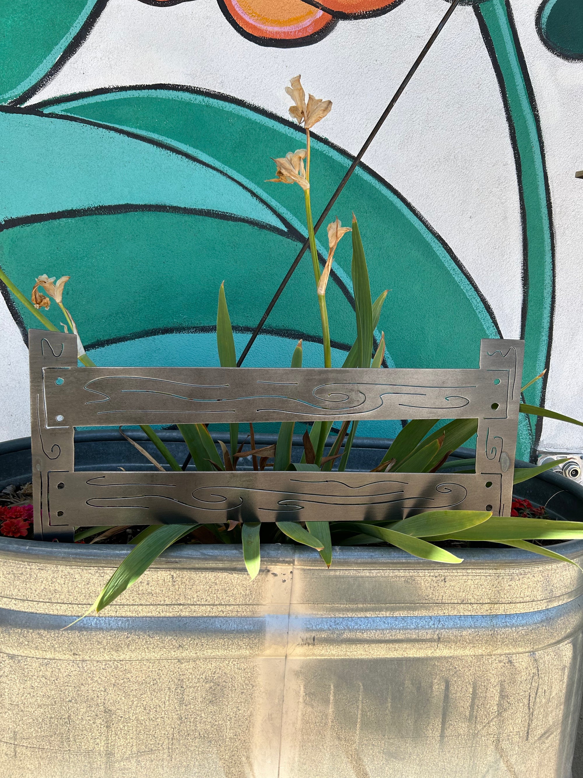 Rustic Fence Garden Bed Liner