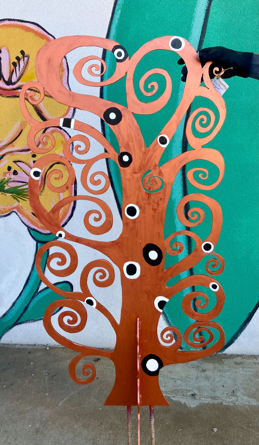 Copper Klimt Sculpture