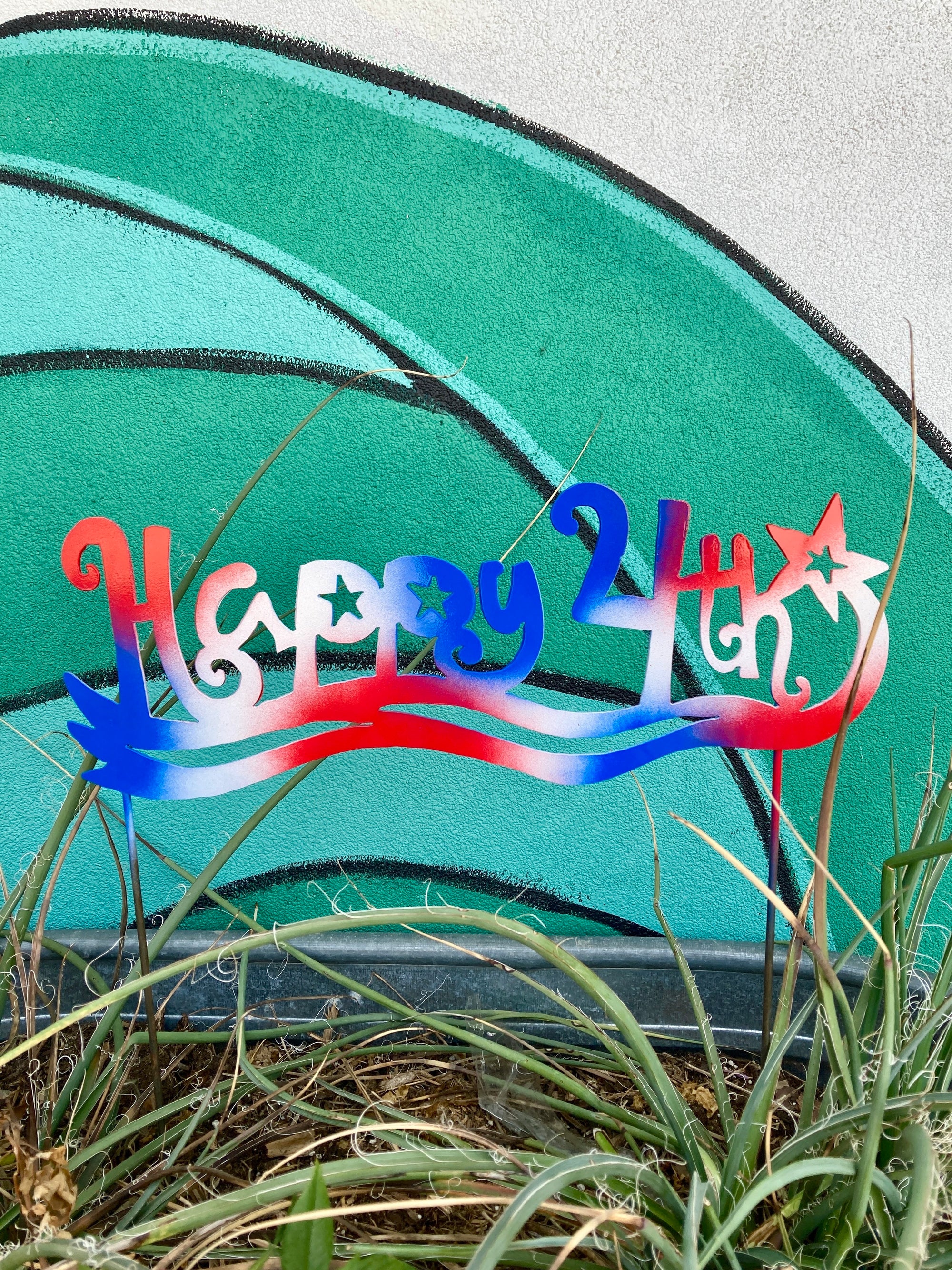 Happy 4th Garden Sign