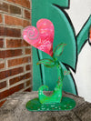 Galentine's Heart Flower Sculpture Painting Class