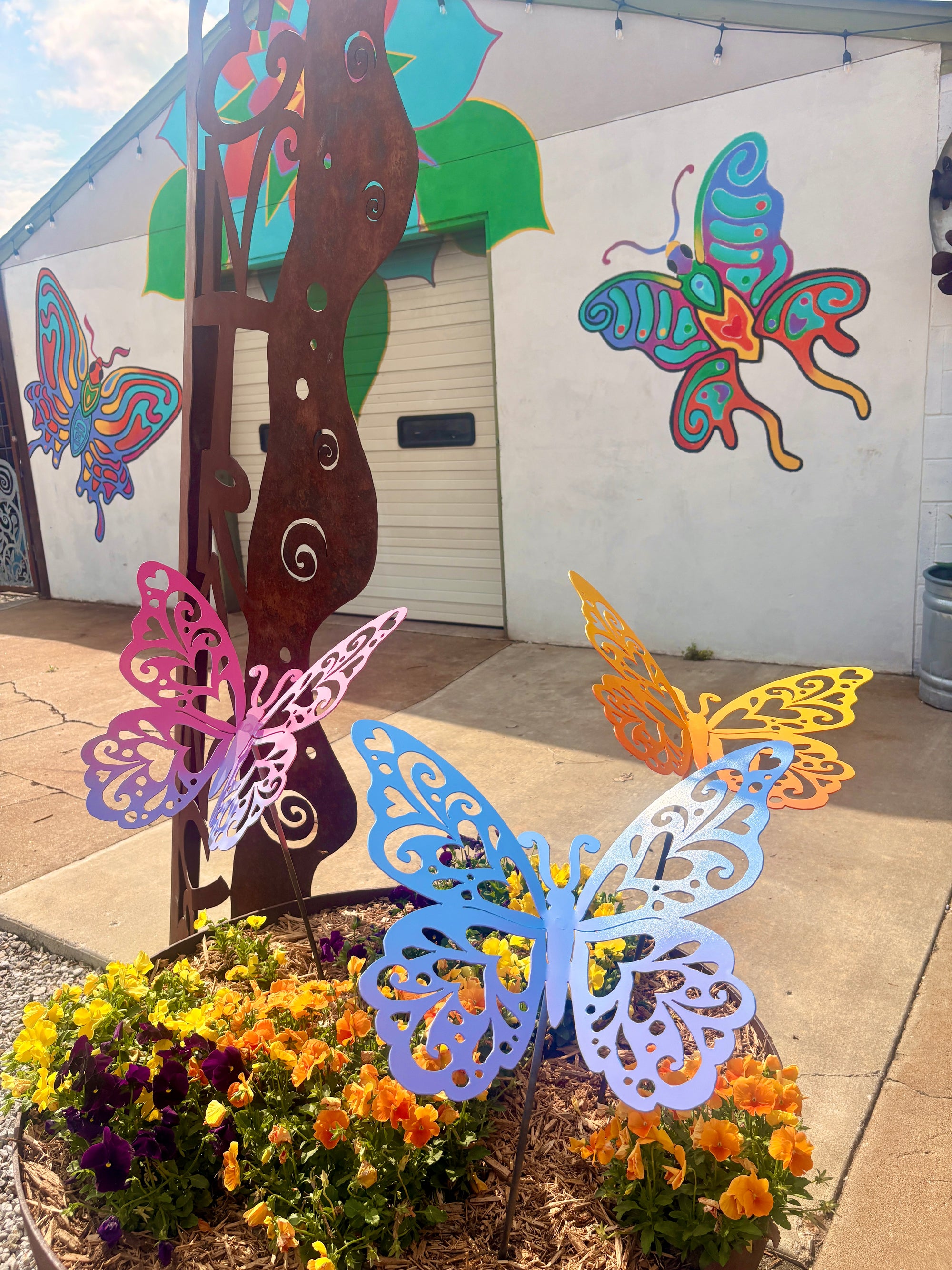 3D Magic Butterfly Pole
