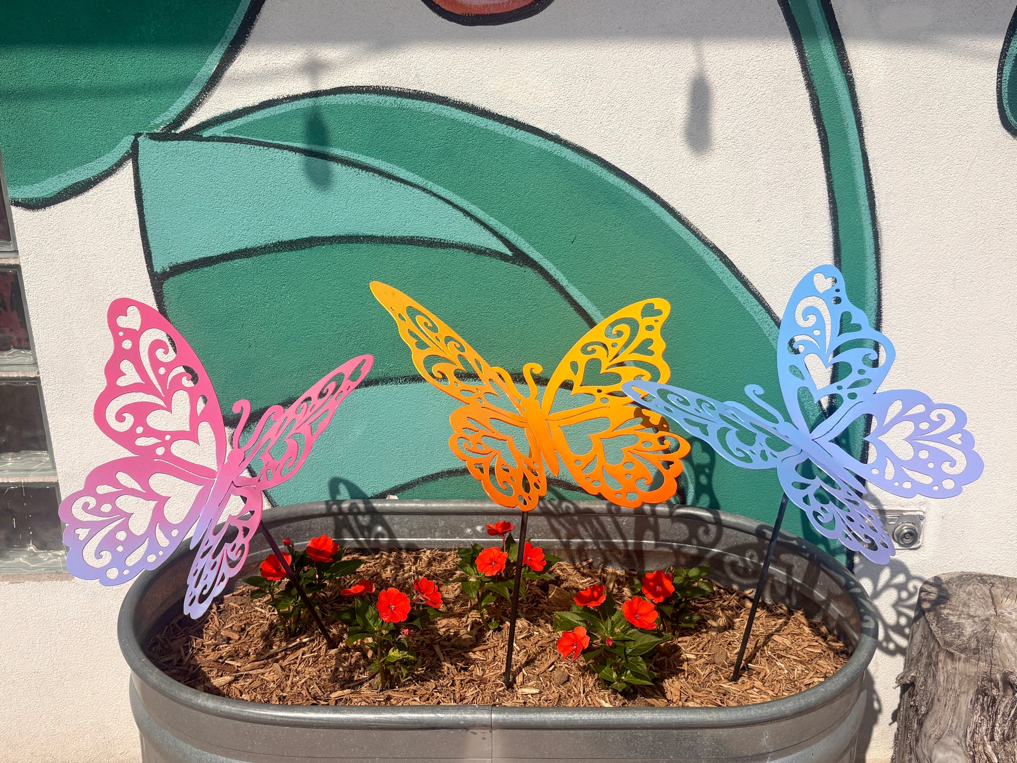3D Magic Butterfly Pole