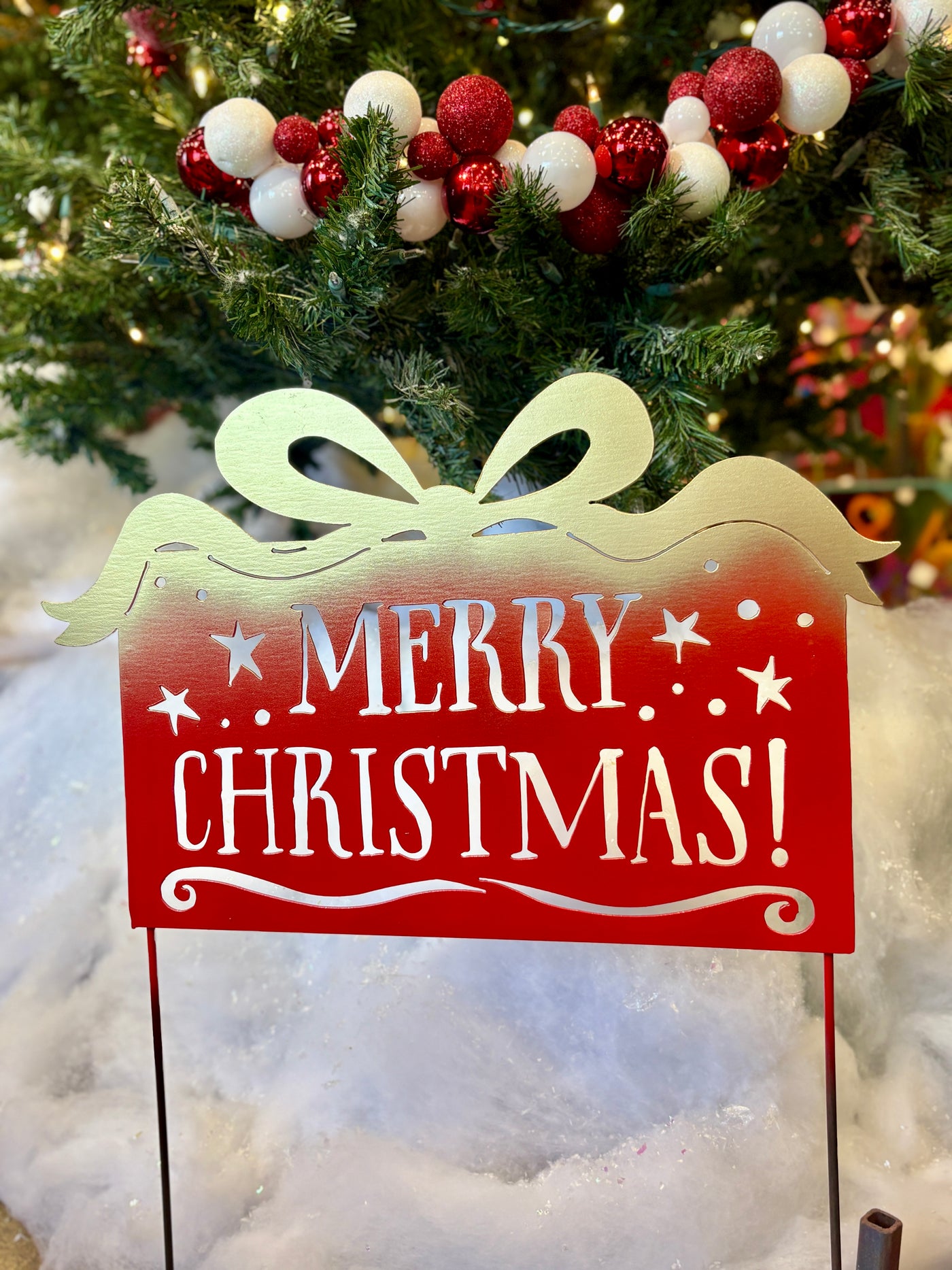 Merry Christmas Garden Sign