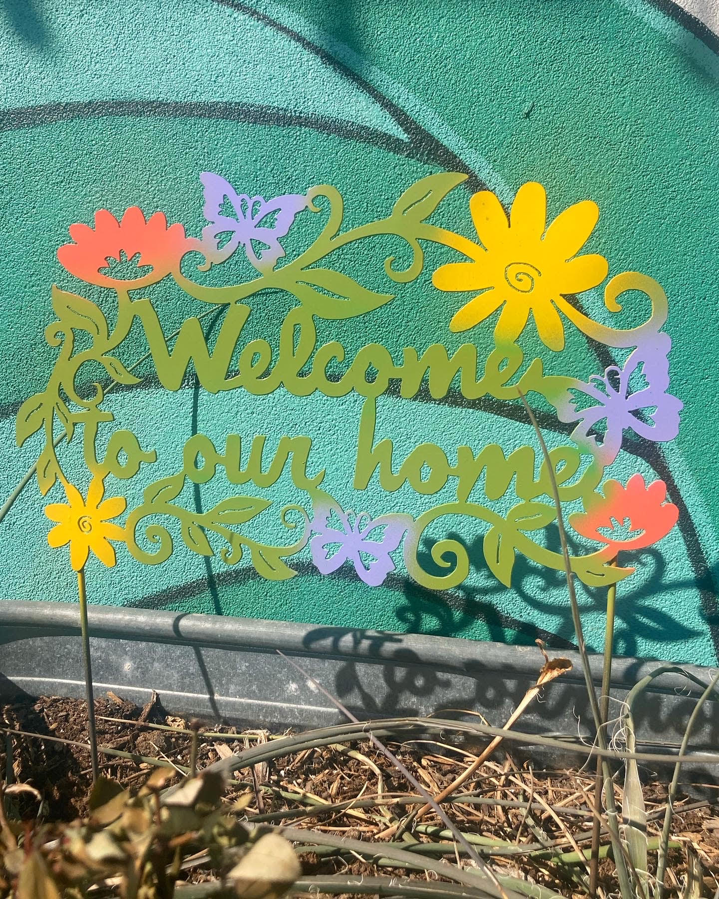 Spring Welcome Sign