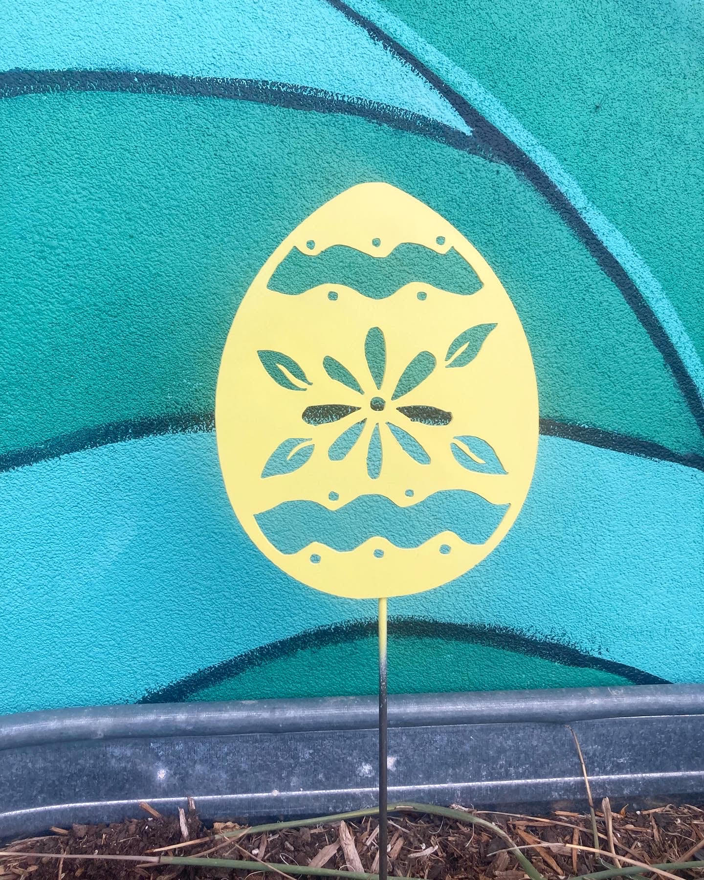 Flower Petal Easter Egg