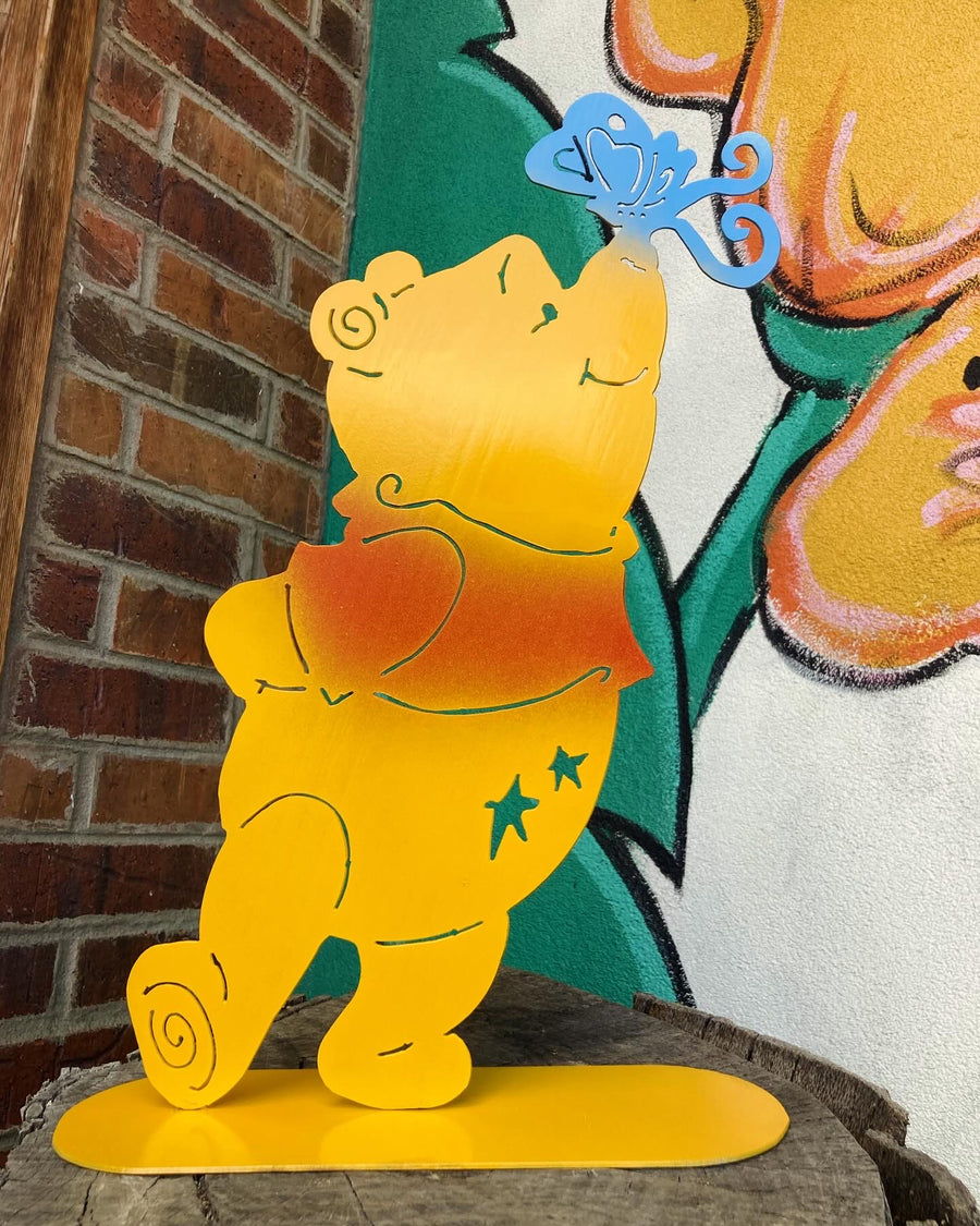 Winnie the Pooh with Butterfly