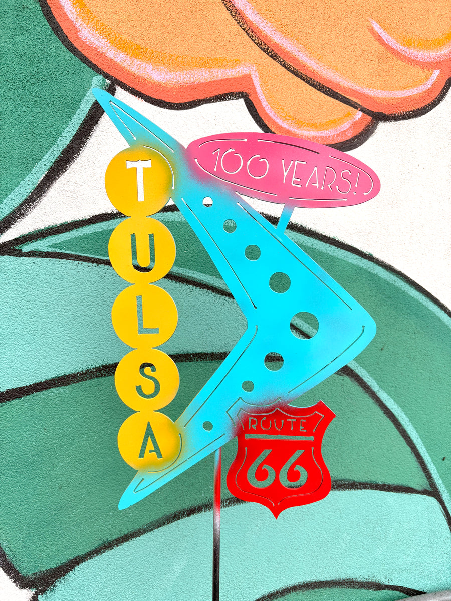 Route 66 Centennial Neon Sign