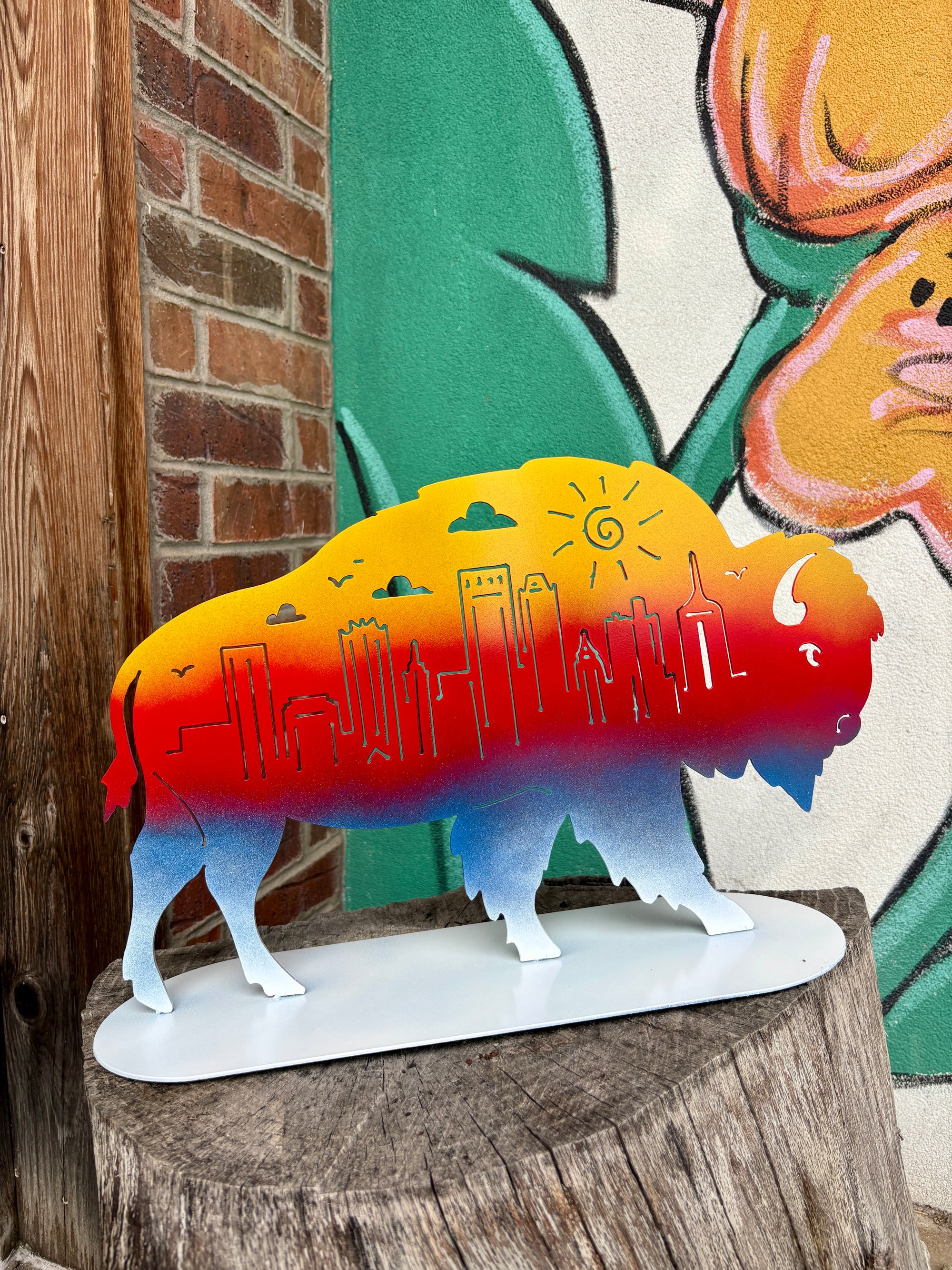 Skyline Bison Sculpture