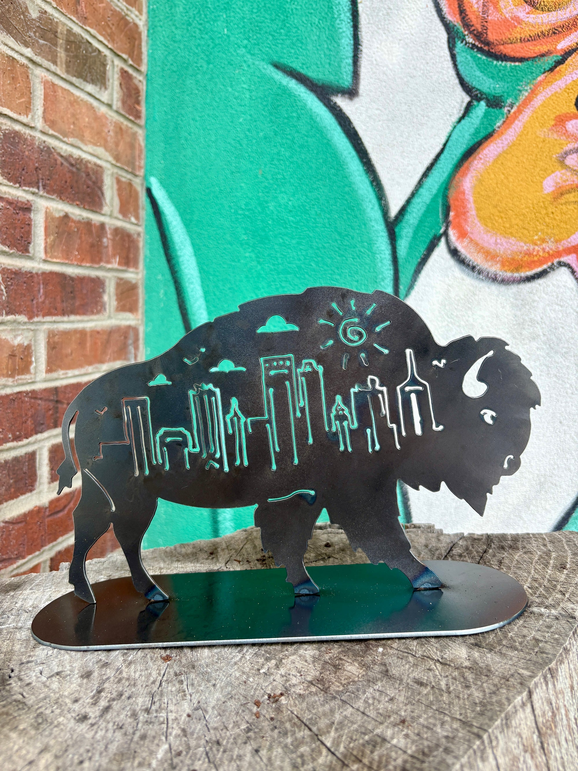 Skyline Bison Sculpture