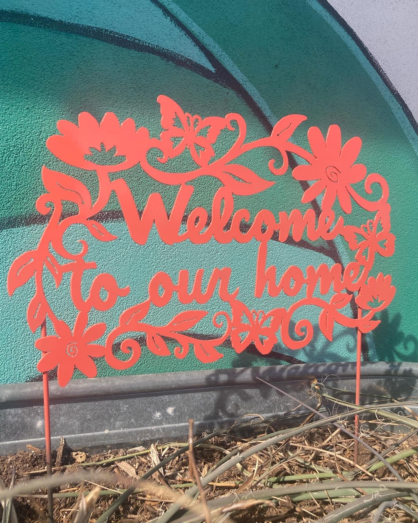 Spring Welcome Sign