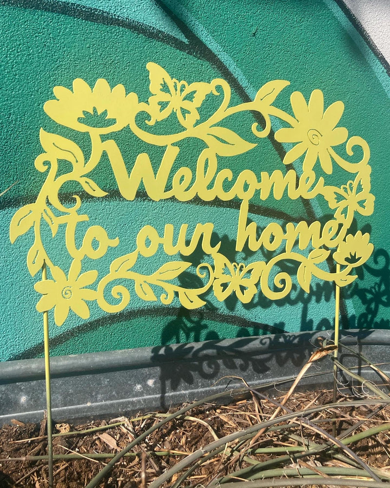 Spring Welcome Sign - Garden Deva