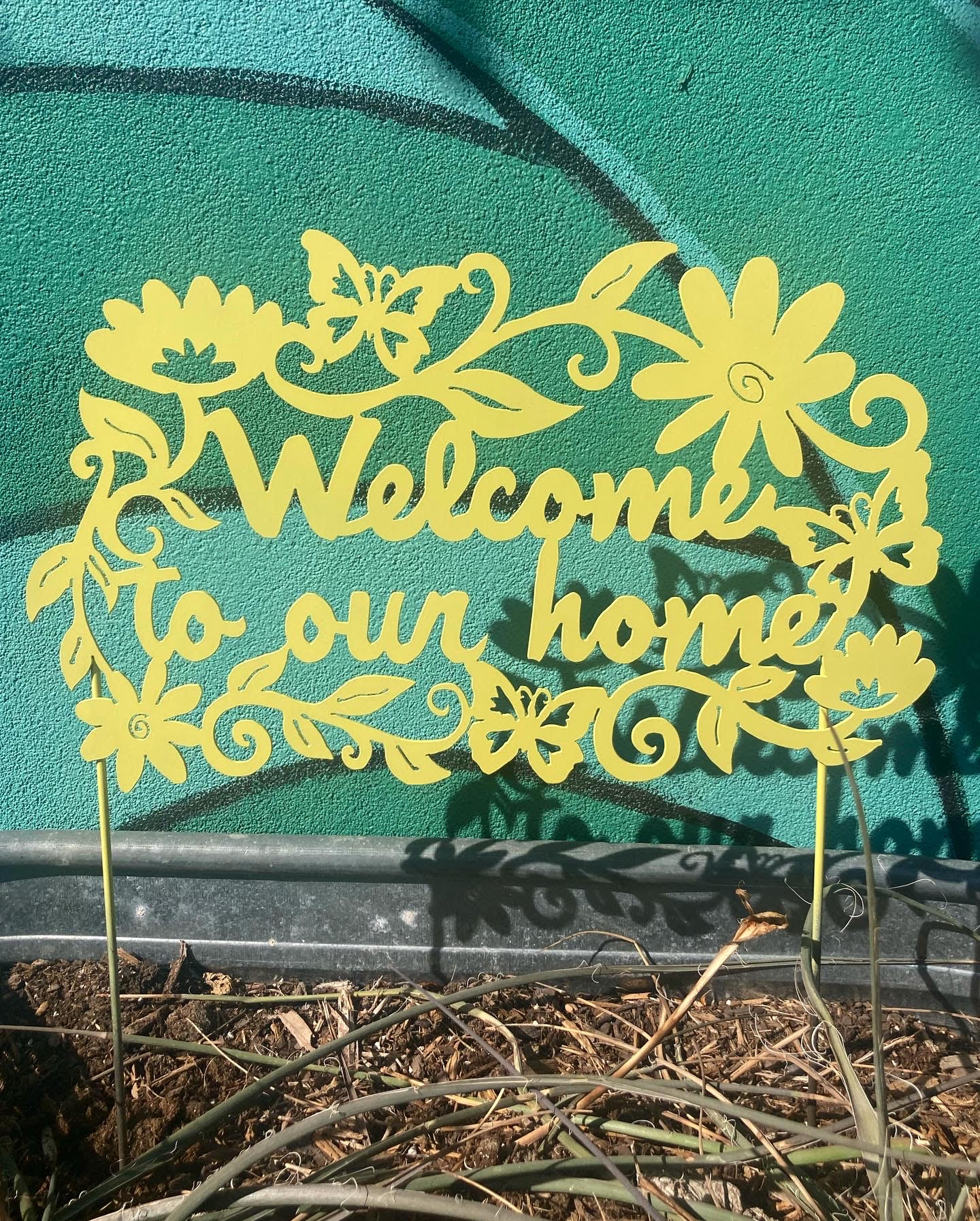 Spring Welcome Sign