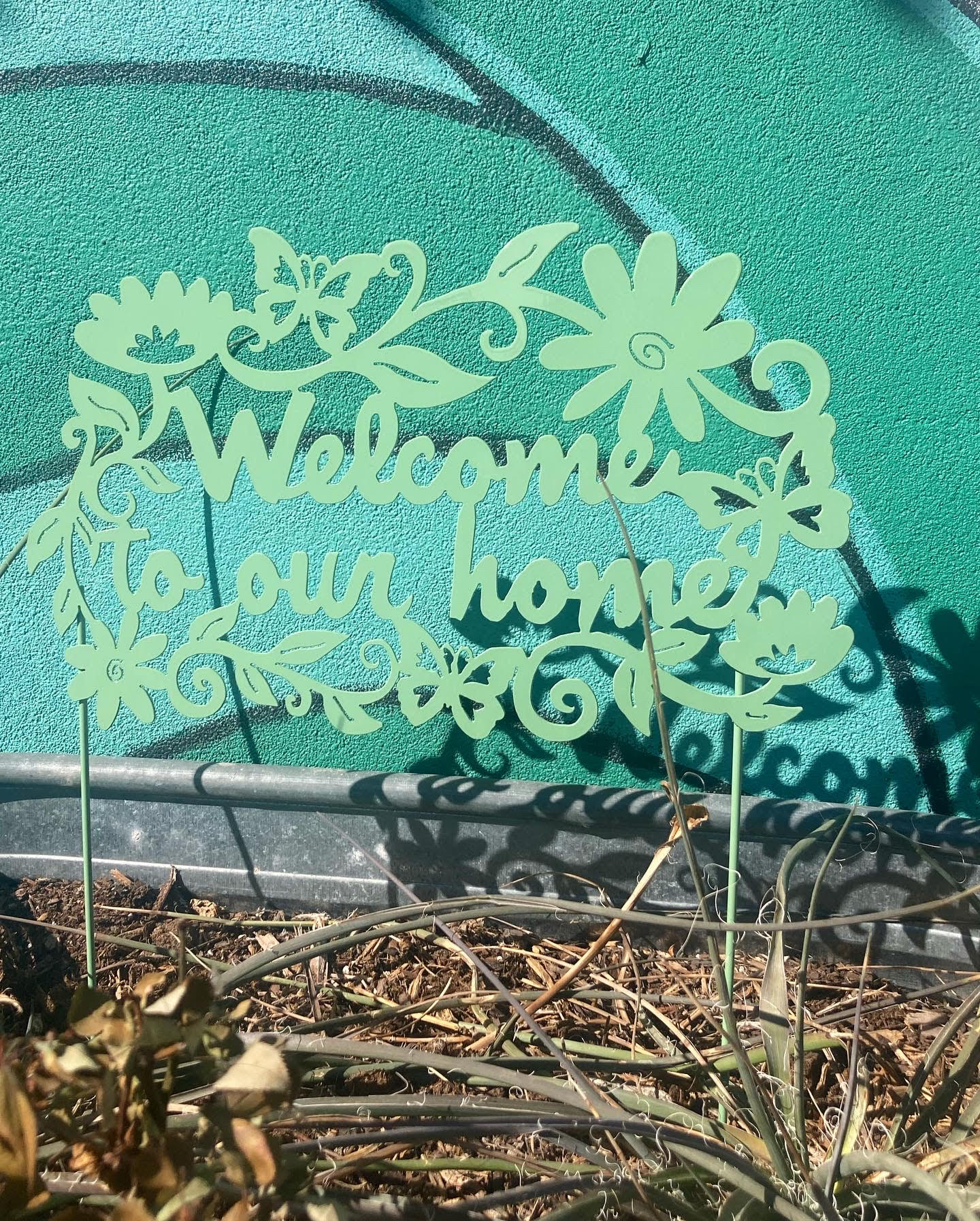 Spring Welcome Sign