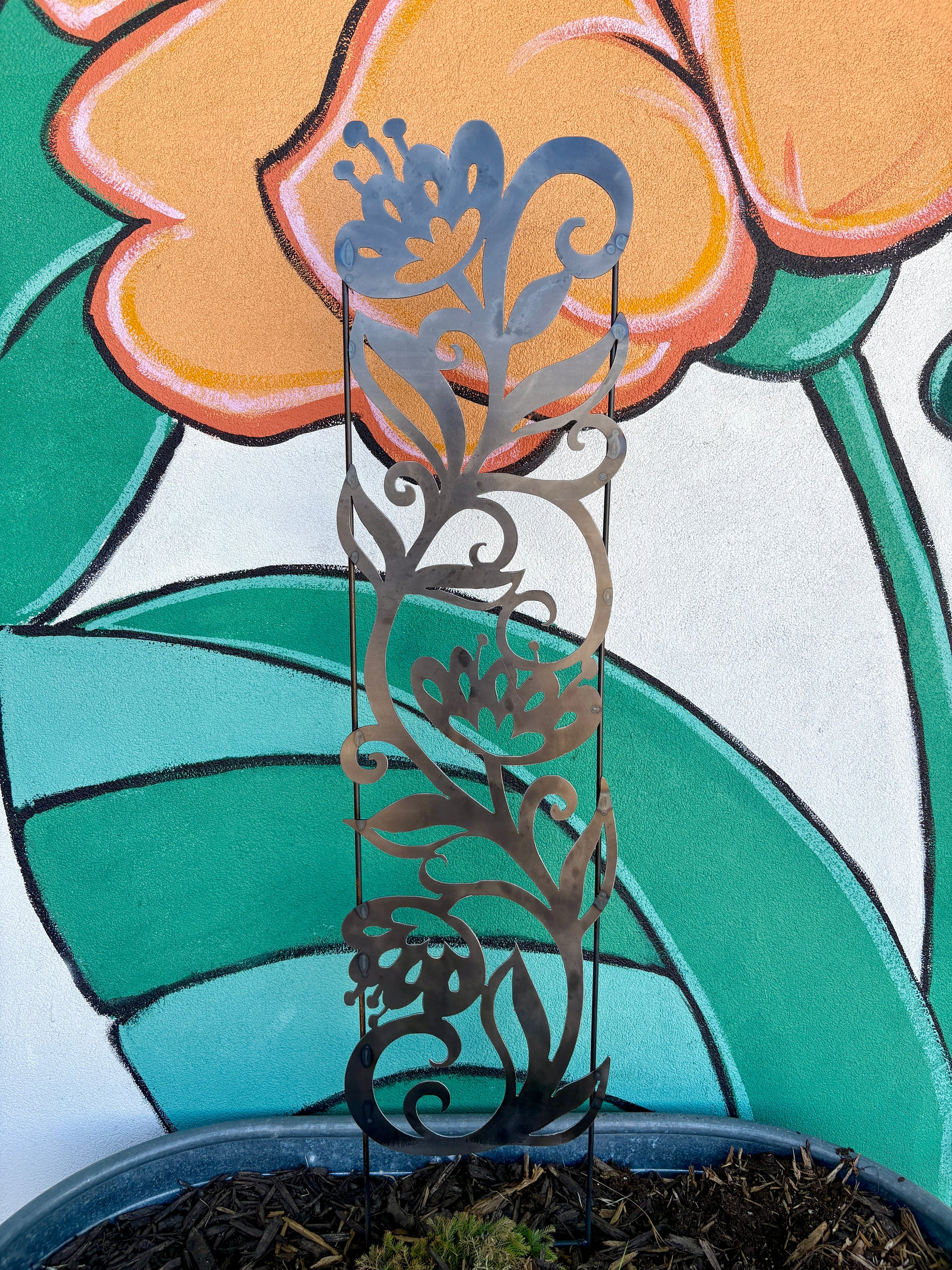 Swirly Flower Trellis