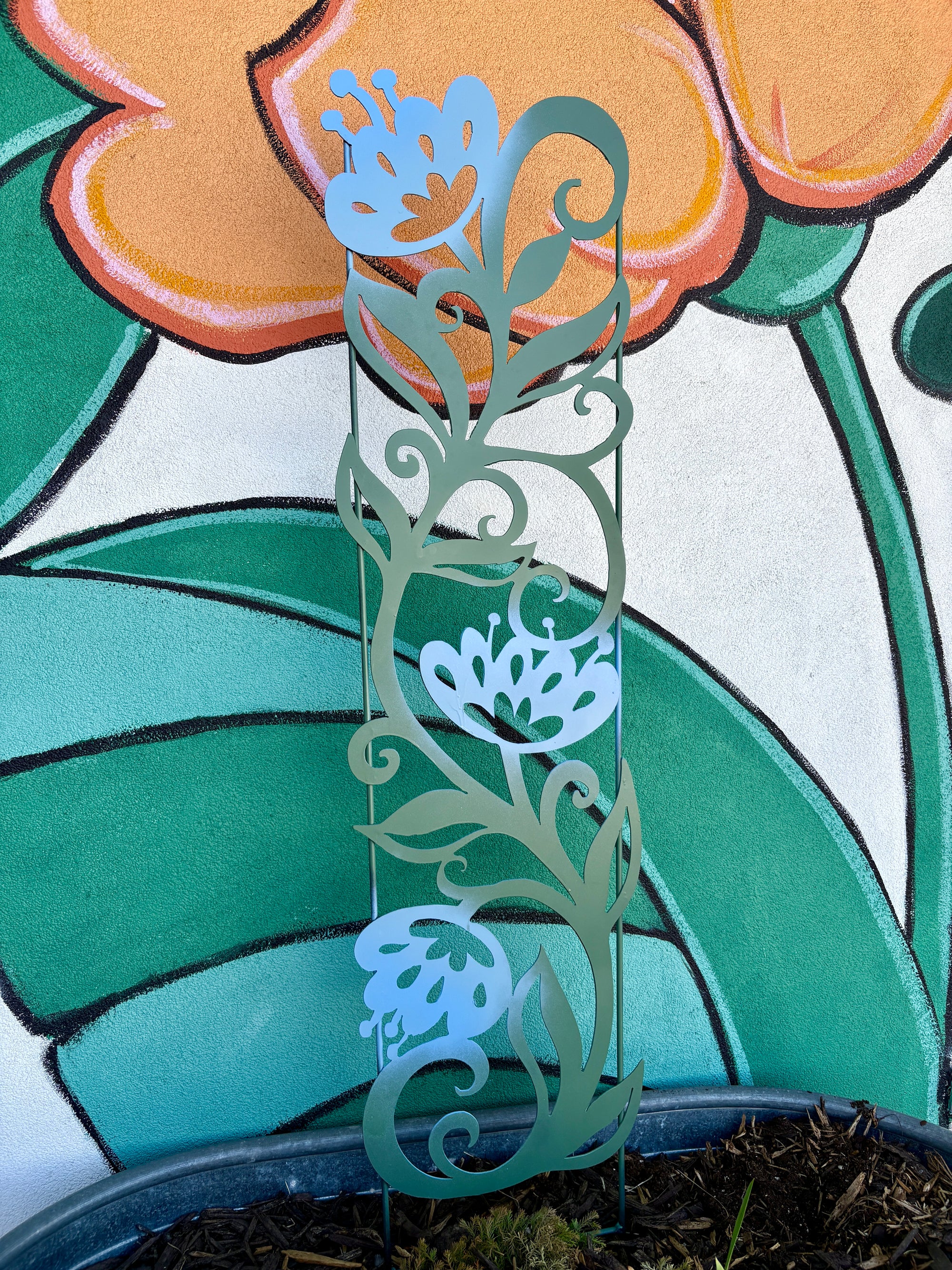 Swirly Flower Trellis