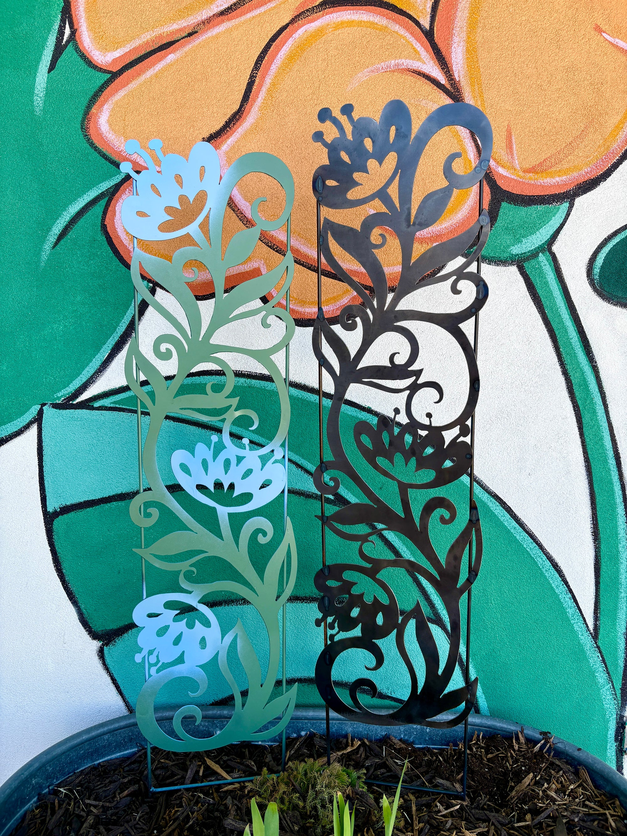 Swirly Flower Trellis