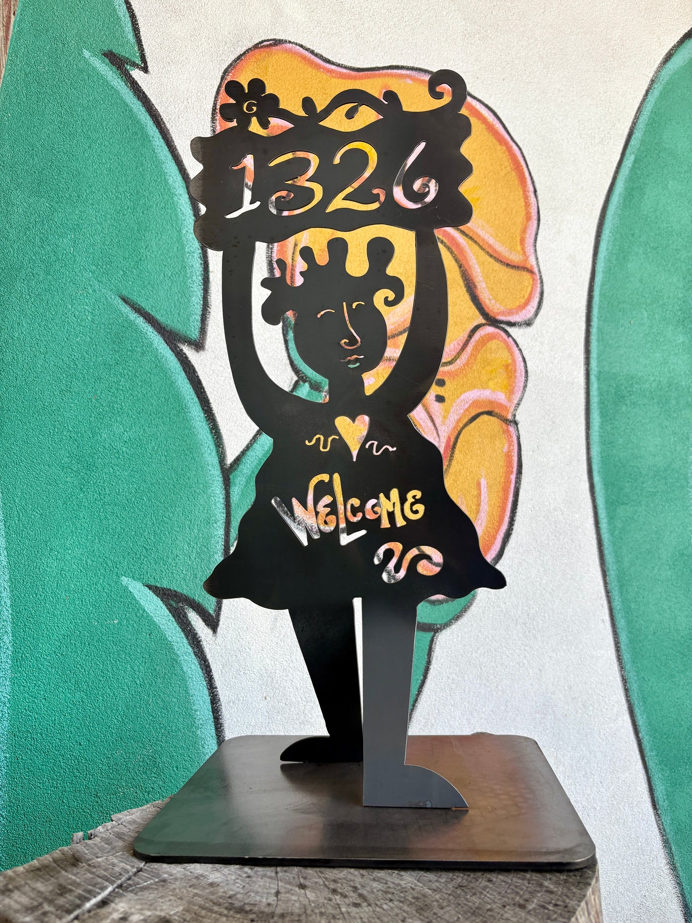 Welcome Girl Address Numbers