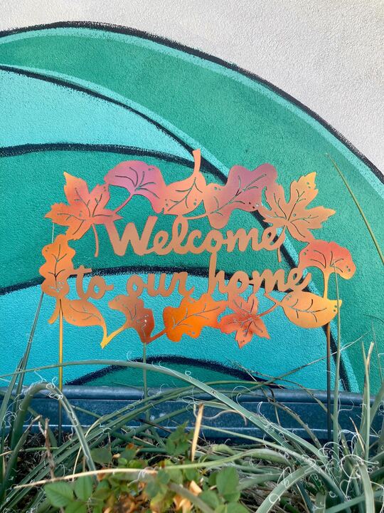 Fall Welcome Home Sign