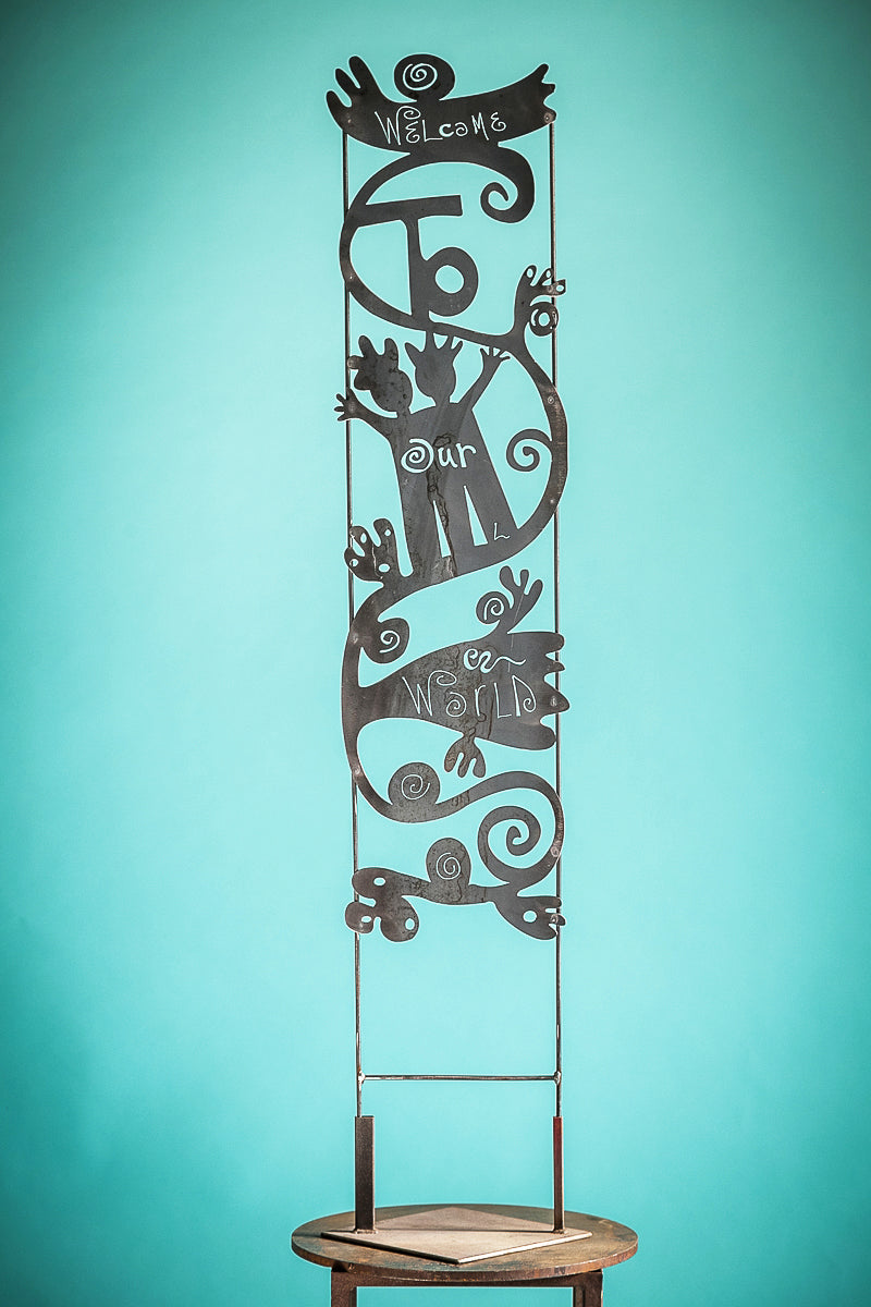 Welcome to Our World Trellis