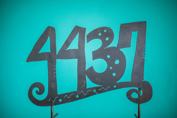 Whimsical Address Numbers - Garden Deva