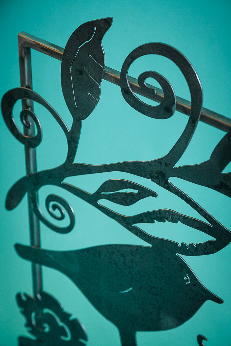 Lovely Birds Fireplace Screen