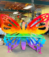 Tie-Dye Butterfly Bench (72" T x 78" W)