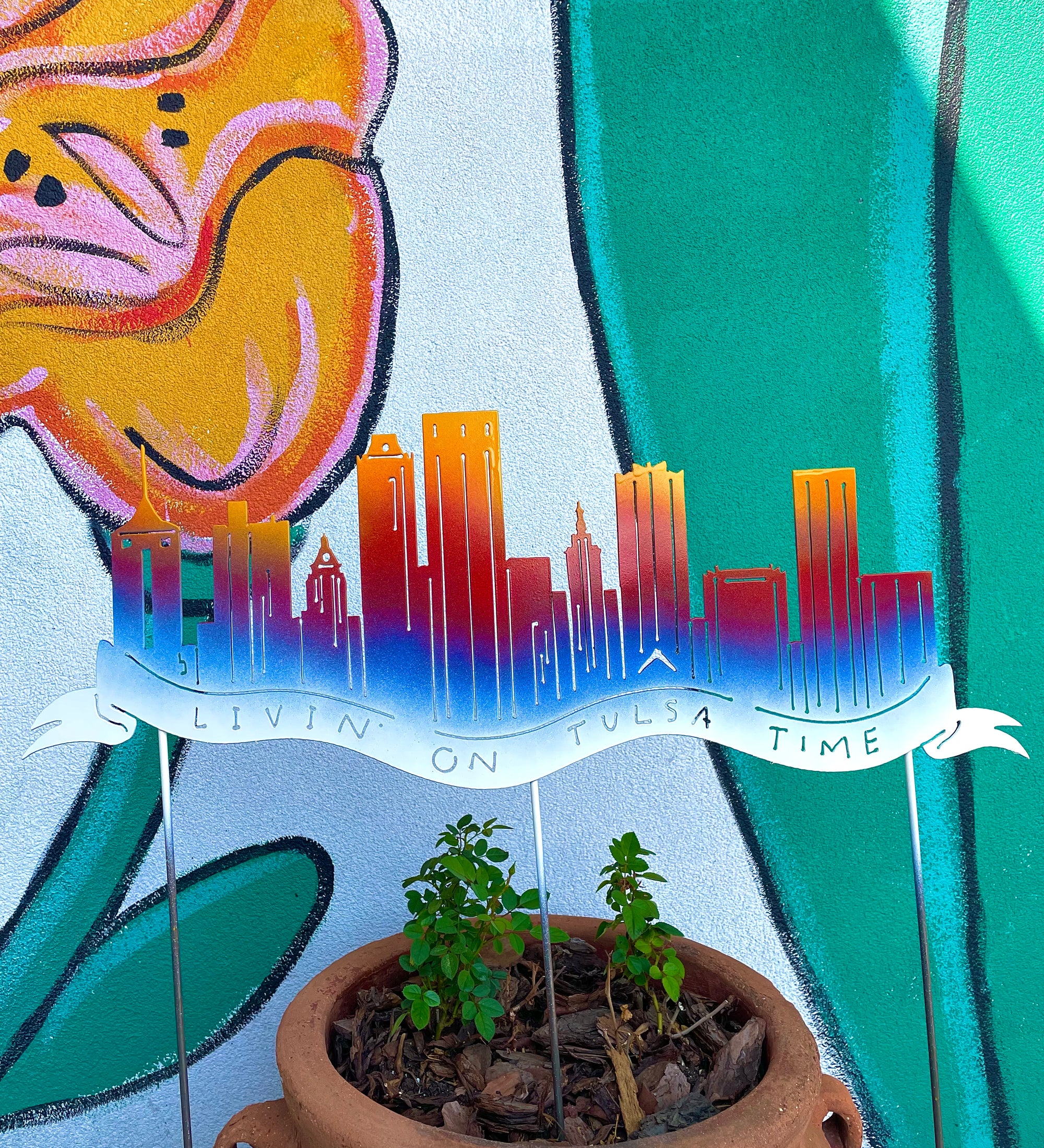 Tulsa Time Garden Banner