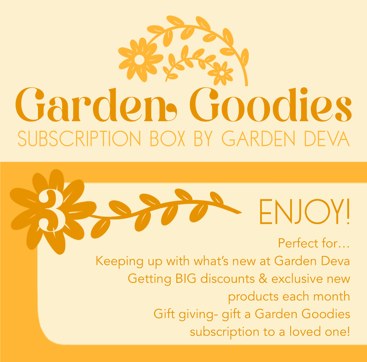 Garden Goodies Subscription Box - 40% DISCOUNT