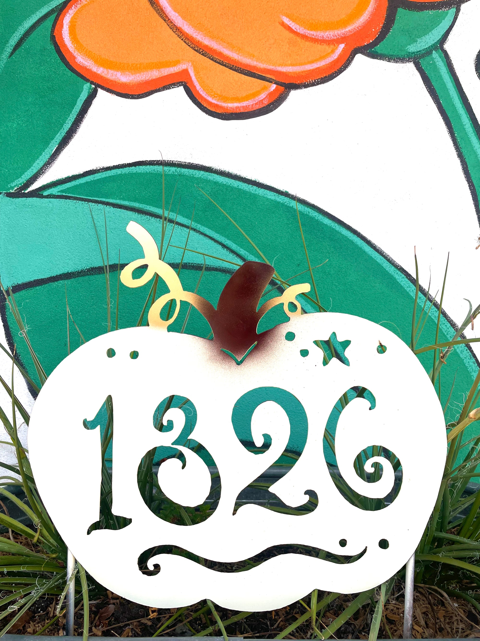 Pumpkin Address Numbers