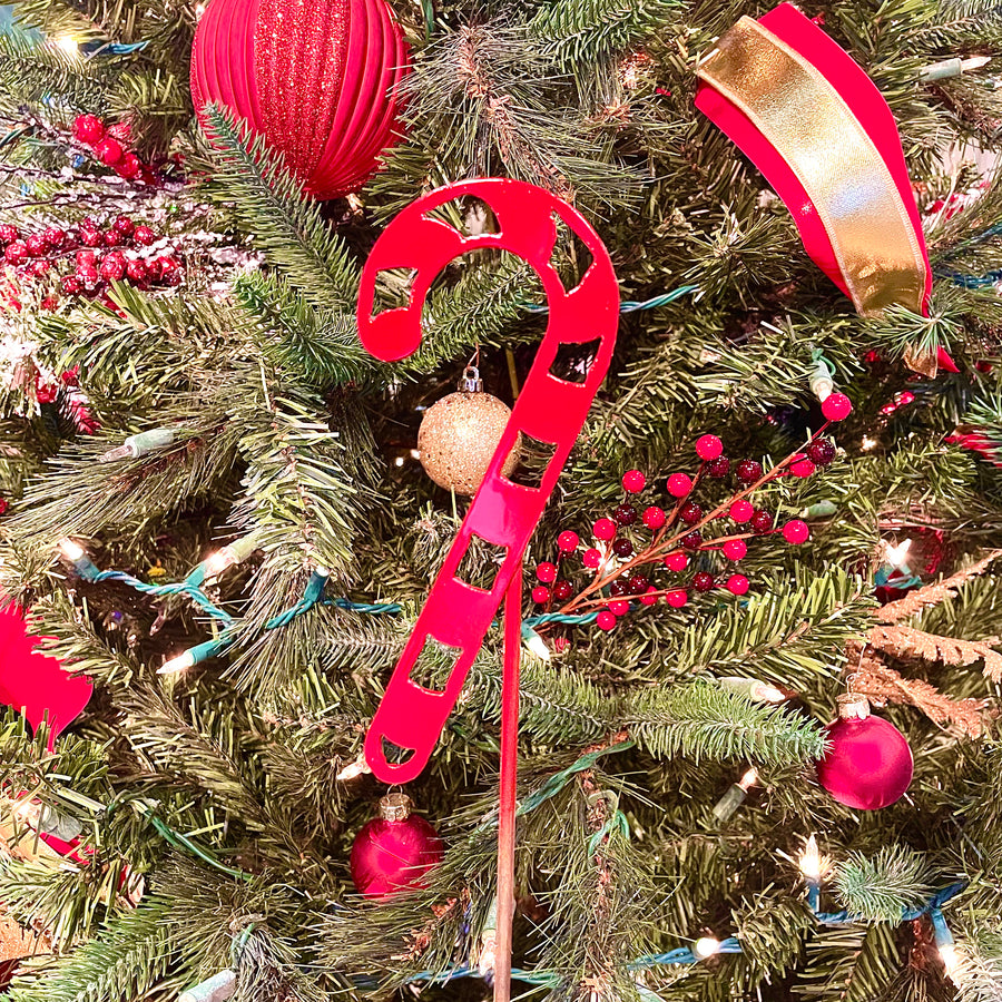 Candy Cane Garden Pole