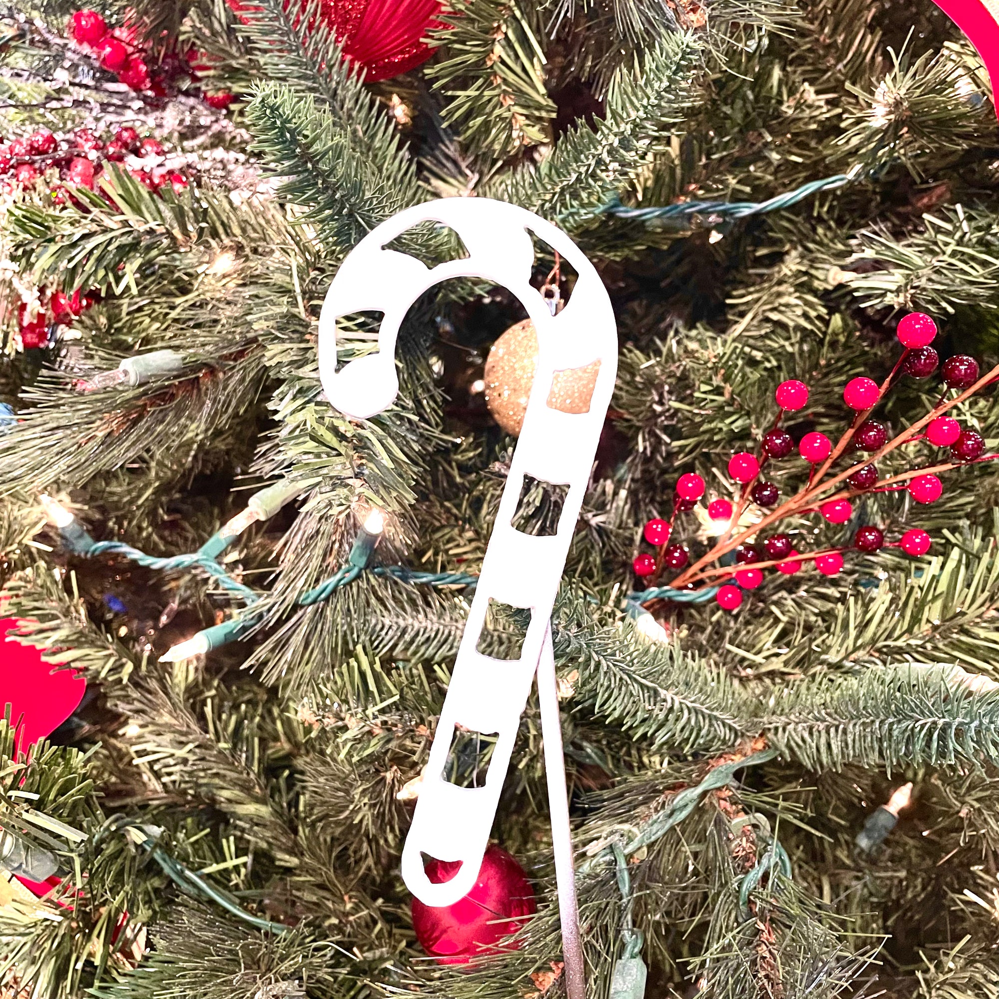 Candy Cane Garden Pole