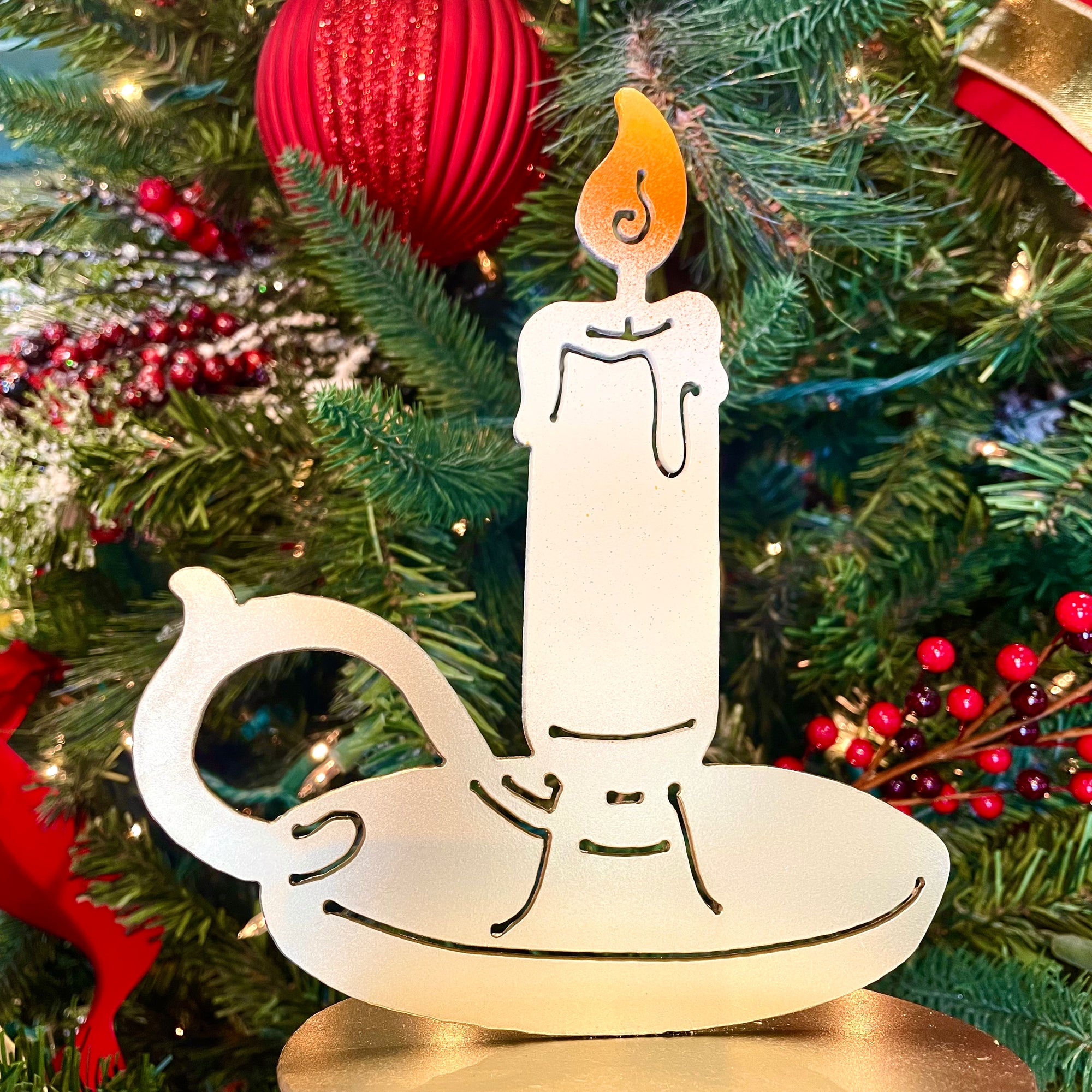 Candlestick sculpture