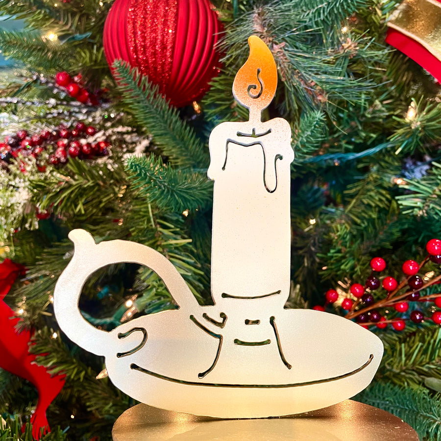 Candlestick sculpture