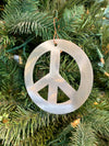 Peace Symbol Ornament