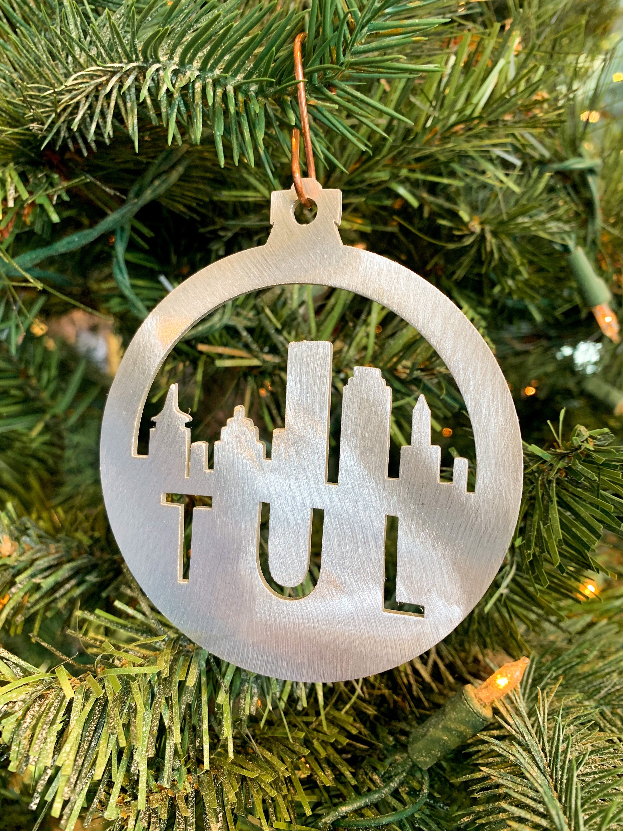 Tulsa Skyline Ornament