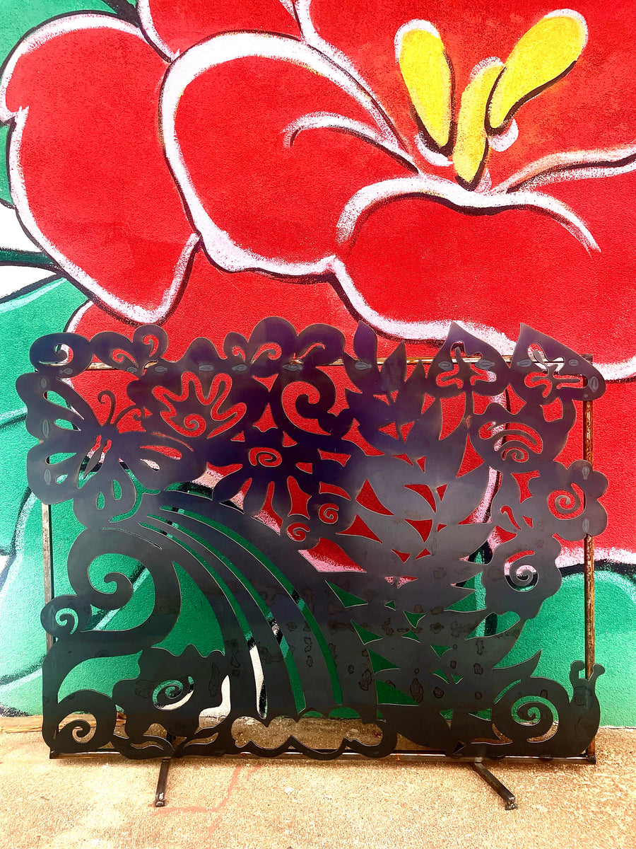 Over the Rainbow Fireplace Screen