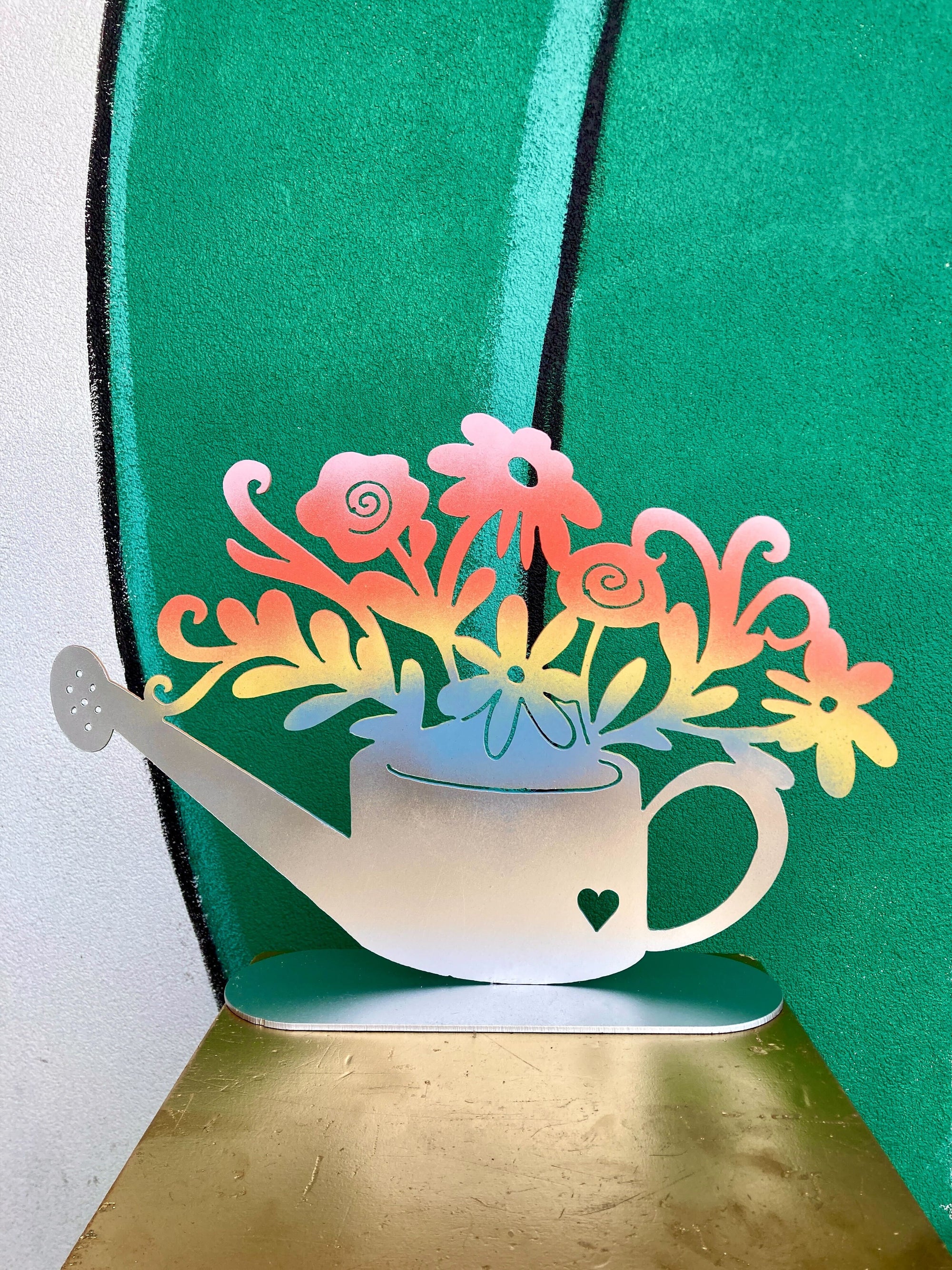 Floral Watering Can