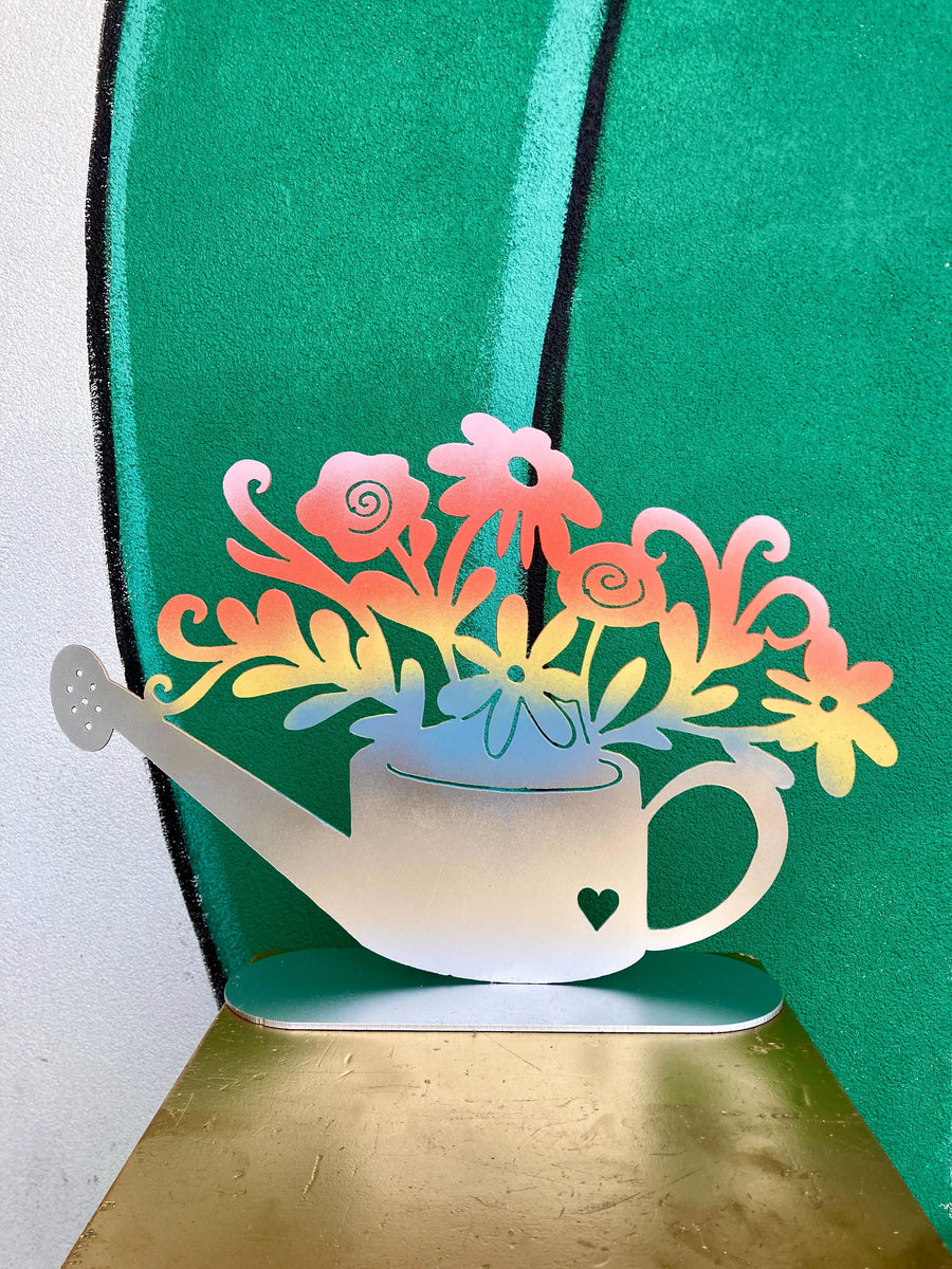 Floral Watering Can