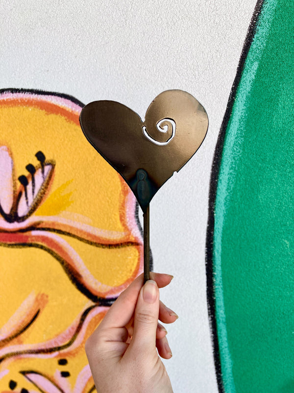 Heart Mini Pole - Garden Deva