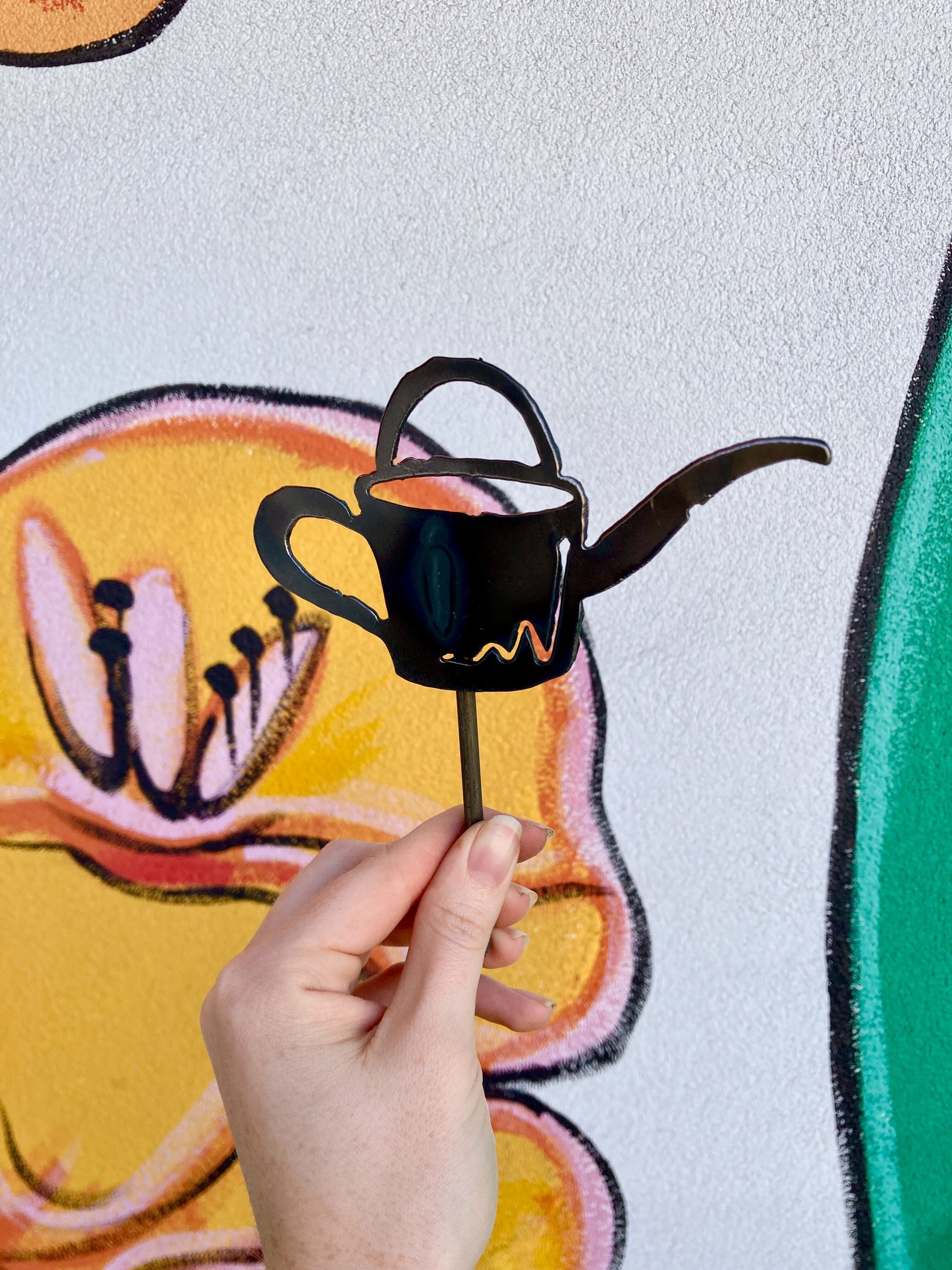 Watering Can Mini Pole