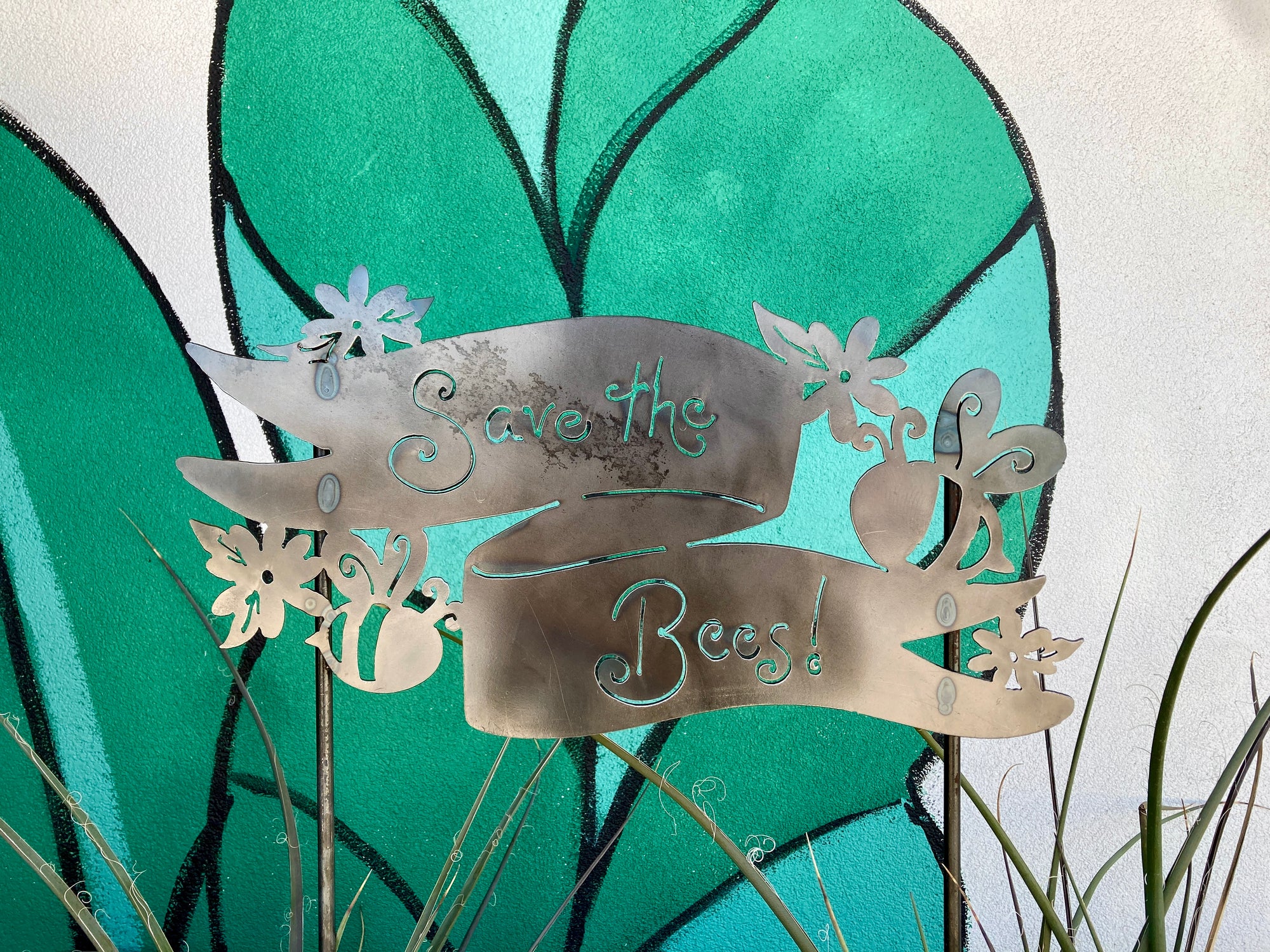 Save the Bees Garden Sign